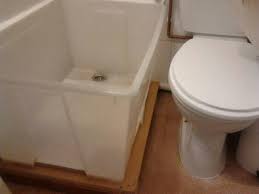 Shower Base From Ikea Samla Plastic Box Ikea Hackers Ikea Samla Shower Base Camper Bathroom