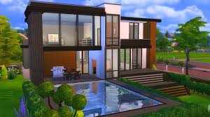 Today, the suburban home is officially going live. Base Game Modern Suburban Home The Sims 4 Speed Build Thesimsbuilding