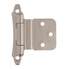 satin nickel inset self closing, face