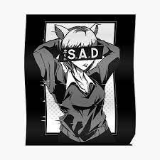 Check spelling or type a new query. Posters Sad Girl Anime Redbubble