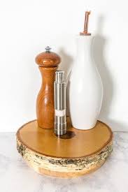 Wood Slice Lazy Susan Ikea Hack Wood Slices Wood Turning Projects Wood Turning