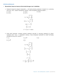Pembahasan Soal Fisika Teori Relativitas Khusus Kontraksi Panjang Iammovic