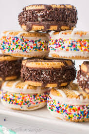 Birthday Cake Ice Cream Sandwich Cake Batter Ice Cream Sandwiches A Bajillian Recipes Ice Cream Sandwich Ice Cream Cake Cake Batter Ice Cream