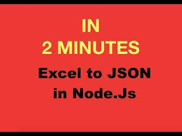 A b 1 firstname age 2 alice 22 3 . Convert Excel To Json Using Nodejs 2 Minutes Youtube