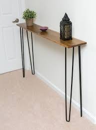 Make A Hairpin Leg Console Table Diy Console Table Modern Console Tables Diy Console