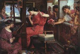 In homer's odyssey she is pictured as a chaste and faithful wife. Penelope Simple English Wikipedia The Free Encyclopedia