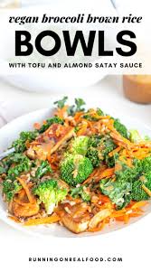 Trim the root ends from the scallions; Vegan Broccoli Brown Rice Bowls Running On Real Food