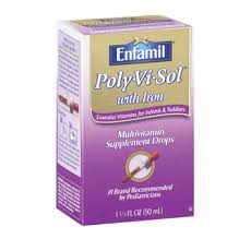 Enfamil Poly Vi Sol With Iron Multivitamin Supplement Drops 50 Ml