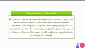 Yang diukur pada konsep jarak ini bisa satuan panjang antar wilayah maupun waktu tempuhnya. Jelaskan 3 Konsep Ruang Dalam Ilmu Geografi Terkait Ilmu