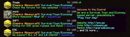 See full list on bestservers.com Major Bungeecord Update 10 20 14 Empire Minecraft