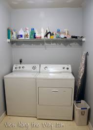 Floating shelves are easy to install and can. Laundry Room Inspiration Redecorate A Laundry Room On A Budget