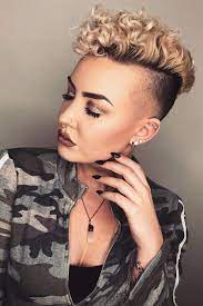 24 Cool And Daring Faux Hawk Hairstyles For Women Hair Styles Curly Faux Hawk Faux Hawk Hairstyles