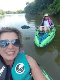 Kayaking at Overholser in Oklahoma