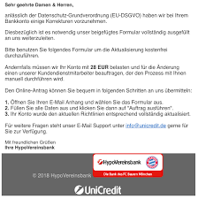 Dadurch müssten kriminelle deine post schon zweimal abfangen, um zugriff zu deinem hvb direct. Fake Mail Apptan Verfahren Aktivieren Im Namen Der Hypovereinsbank