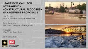 USACE FY22 Call for Interagency Nonstructural Flood Risk Management  Proposals