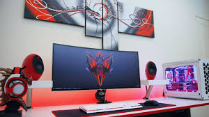 Ultimate Desk Setup Upgrade Montage Gaming Computer Desk Desk Setup Gaming Computer