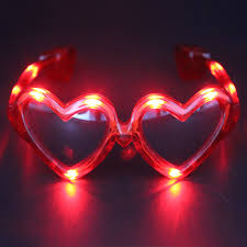 Wedding Decoration Led Flashing Light Up Heart Sunglasses Party Led Glasses China Led Heart Eyeglasses And Newest Led Glasses Price Made In China Com