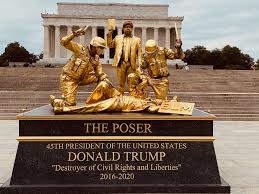 Your us president monument stock images are ready. Living Monuments Of Trump S Failures Arrive In Washington Ahead Of The Election The Art Newspaper