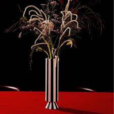 Vase til pynt eller til blomster. Oyoy Vase Topu Hoj Sort Hvid Keramik 31x8 5cm Lefliving Com