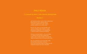 Aquí se sugiere un acercamiento al poema bastante básico: Poema 3 Pablo Neruda By Eduardo Hardoy