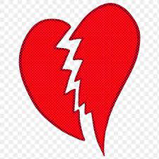 Halftone Red Broken Heart Sticker Overlay Design Resource Free Image By Rawpixel Com Ningzk V
