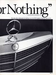 1976 Mercedes Benz The Best Or Nothing Page 2 Aussie Original Magazine Advertisement Mercedes Benz Mercedes Benz Classic