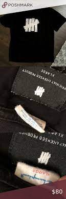 Champion X Undefeated Black Tee Champion Shirts Black Tee Tees