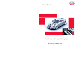 Ssp 381 Audi Tt Coupe 07 Suspension System Pdf Download Audi Tt Repair Manuals Suspension Systems