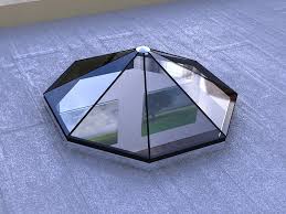 Octagon Shaped Standardized Glass Skylight Roof Lantern Skylight Glass Roof