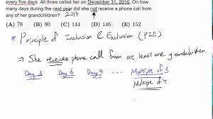 To give some background, the amc 8 (american mathematics competition 8) is a math competition for students not higher than 8th grade. 2017 Amc 8 Problem 24 Principle Of Inclusion And Exclusion Pie Youtube