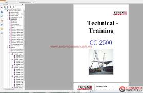 Terex Mobile And Crawler Crane Full Set Shop Manual Dvd