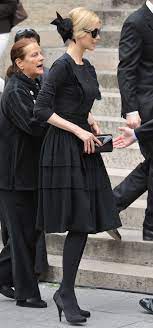 Claudia Schiffer Funeral Fashion Funeral Outfit Black Funeral Dress