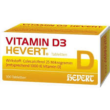 Hochdosiert & frei von zusatz. Vitamin D3 Hevert Tabletten 100 St Knochen Gelenke Vitamine Mineralstoffe Easyapotheke