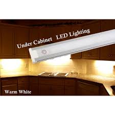 24 Inches Warm White Under Cabinet Led Light With Ul Power Supply Walmart Com Walmart Com
