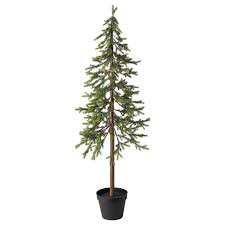 Vinterfest Konstgjord Krukvaxt Inom Utomhus Julgran Gran Ikea Flower Pots Outdoor Artificial Potted Plants Artificial Plants