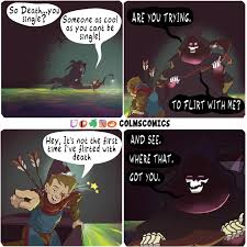 OC] Flirting with DEATH : rcomics