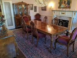 Home styles french countryside oak and black pair of dining chairs with distressed oak contoured seat, rubbed black finish, and french leg design amazon on sale for $269.49 original price $459.99 $ 269.49 $459.99 Lot Art Antique Louis Xv French Dining Room Set