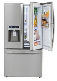 While the bottom freezer basket will slide out, a detracting element is that it is a single basket. Kenmore Grab N Go Refrigerator Has A Secret French Door Bottom Freezer French Door Bottom Freezer Refrigerator Kenmore Elite