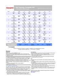 10k Training Schedule Pdf 10k Training Schedule Training For A 10k Training Schedule