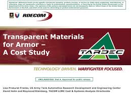 Pdf Transparent Materials For Armor A Cost Study