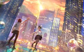 Meteor, anime, anime boy, anime girl, love, night, friends. Anime Girl Boy School Dress 4k Hd Anime 4k Wallpapers Images Backgrounds Photos And Pictures