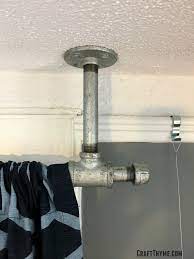 Trim your windows using decorative and functional curtain rods, bracket holders, and finials. How To Make Galvanized Pipe Curtain Rods The Reaganskopp Homestead