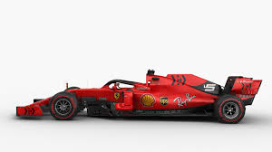 2 the sf1000 was driven by sebastian vettel and charles leclerc in 2020. F1 Scuderia Ferrari Sf1000 2020 3d Model