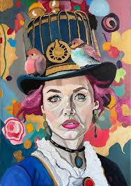 אני הכי אוהבת לצייר ציפורים, זה ממש כיף להרחיב את אוסף הציפורים... בכל  ציפור מנסה לבדוק מה אני אוהבת יותר, מינימליסטי, מגונדר, מעט צבעים, צבעוני  מאד ועוד. בנתיים גיליתי בבית את המגדיר