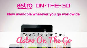 Dengan aplikasi percuma astro on the go, astro telah melangkah lebih jauh kehadapan. Cara Daftar Dan Menggunakan Astro On The Go Wikicara
