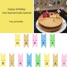 This free printable birthday banner matches perfectly with our cupcake toppers. Pin On Party Ideas Planning And Themes