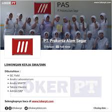 Maybe you would like to learn more about one of these? Index Php Loker Pabrik Lowongan Kerja Pt Prakarsa Alam Segar Cara Facebook