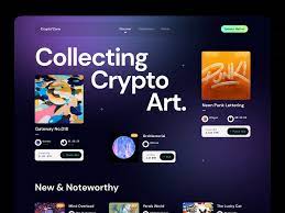 Crypto Zone Nft Crypto Art Marketplace In 2021 Website Design Inspiration Web Design Screen Cards