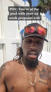 Husband and Wife at The Pool