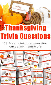 Plus, learn bonus facts about your favorite movies. Thanksgiving Trivia Questions Free Printable Cards Organized 31